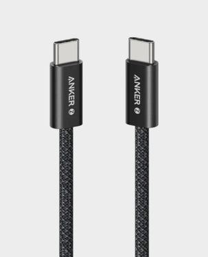 Anker Zolo USB-C to USB-C Braided Cable | 240W | 3.3 ft (1m) | Fast Charging | A8060H11 - Black