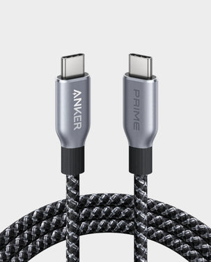 Anker USB-C to USB-C Cable | 240 W | Upcycled-Braided | 6ft | A88E2012 - Grey