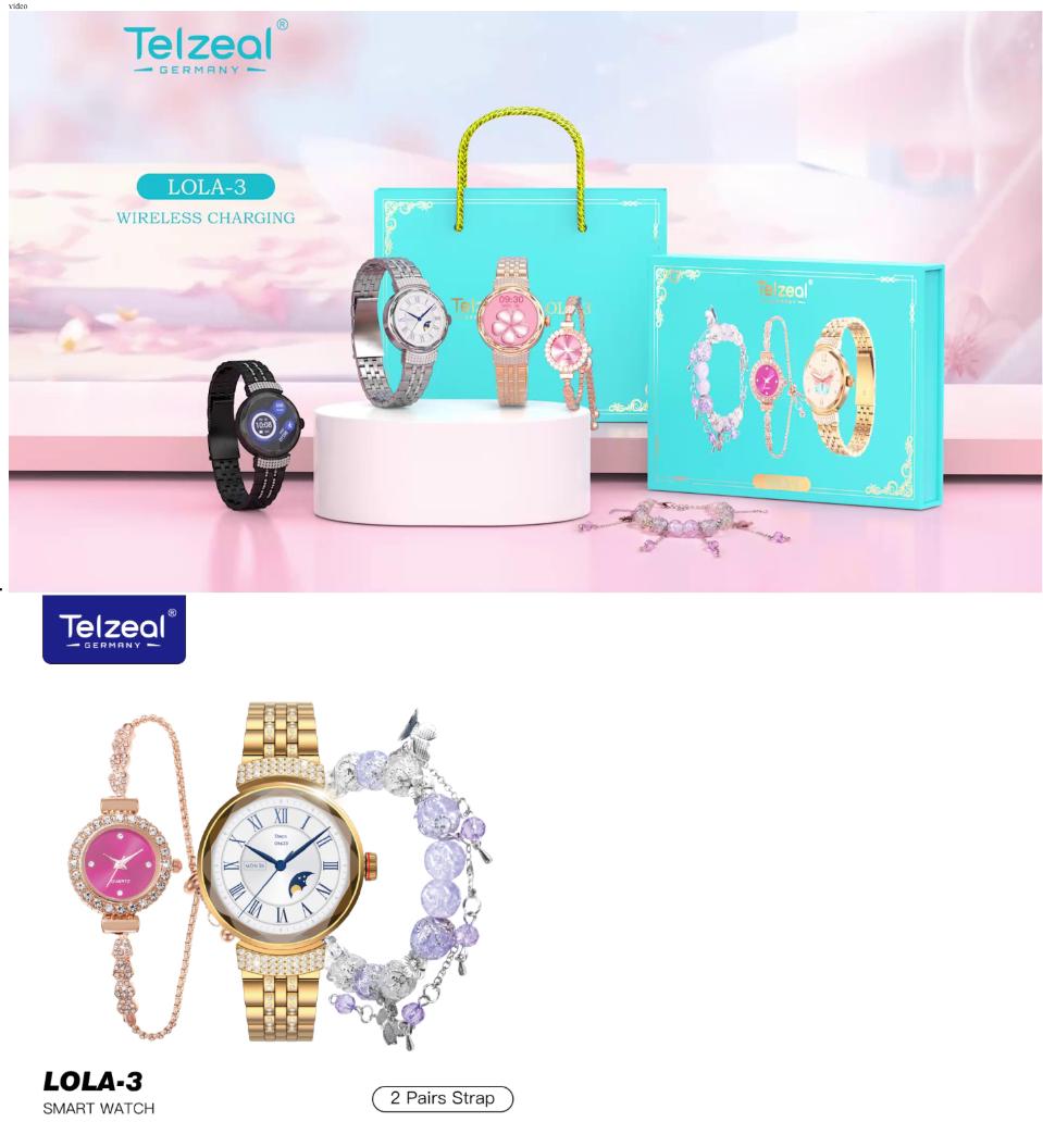 Telzeal Lola-3 ladies smartwatch